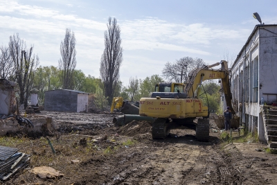 Lucrări pentru amenajarea Parcului de aventură la fosta Uzină de apă nr. 1 (FOTO)