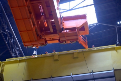 Pod rulant de mare capacitate instalat la Oţelărie
