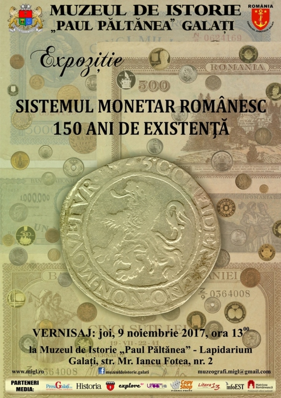 Sistemul monetar românesc, sărbătorit la Galaţi