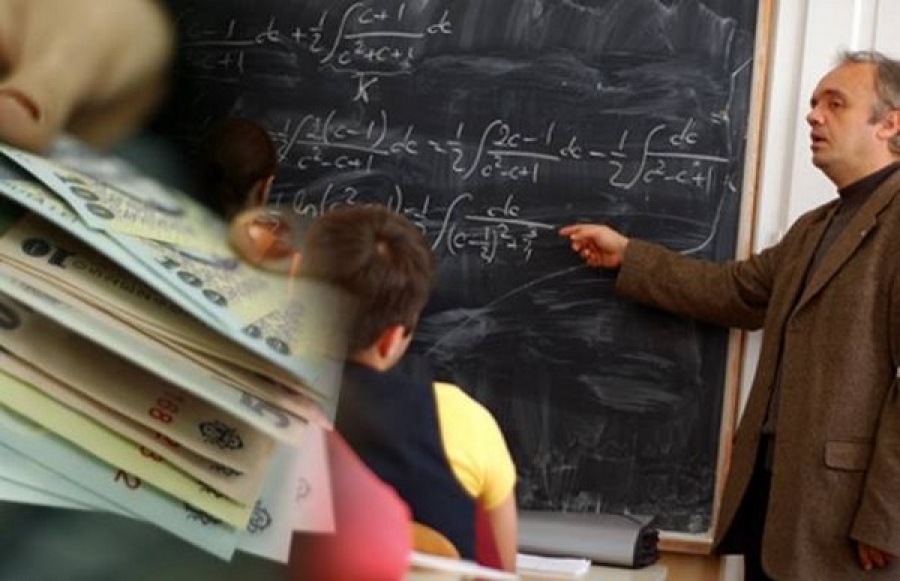 Banii profesorilor, după rectificarea bugetară de azi