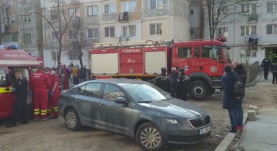 Un gălățean și-a incendiat apartamentul vrând să se sinucidă