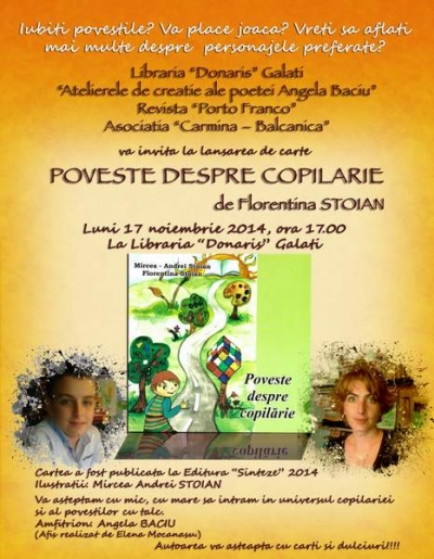 „Poveste despre copilărie”, pentru copii, părinţi şi bunici