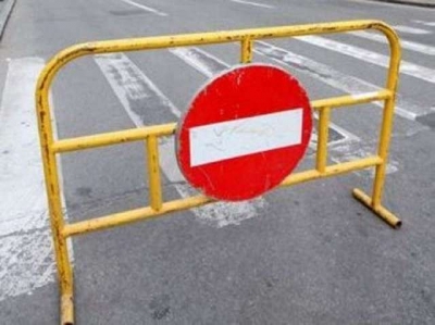 Circulaţie blocată sâmbătă, pe strada Brăilei