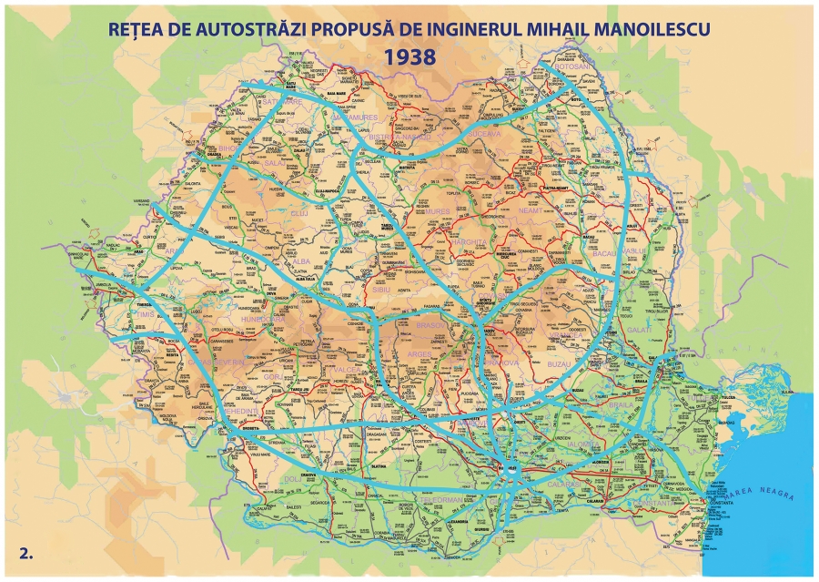 România are un plan al autostrăzilor din anul 1938 (FOTO/VIDEO)
