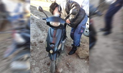 Brăilean fără permis de conducere depistat conducând un moped neînmatriculat