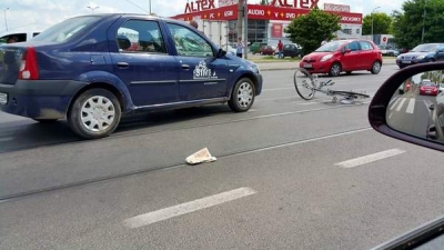 Neatenţia în trafic, cauză de accident