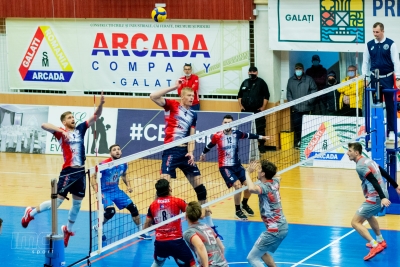 CSM Arcada a făcut primul pas spre 16-imile CEV Cup