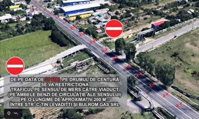 Restricţii de trafic pe Drumul de Centură