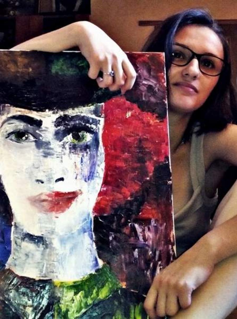 Expoziţie de pictură semnată Maria Alexandra Silvestru, la Tecuci