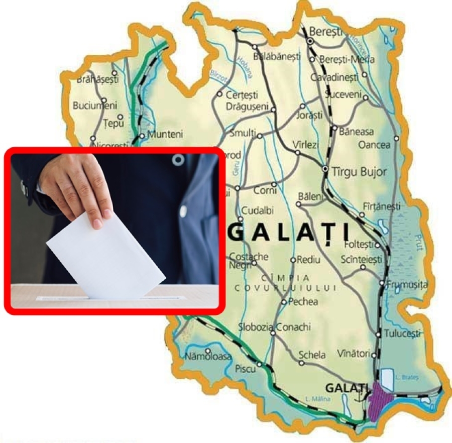 Câţi gălăţeni au drept de vot în fiecare localitate din judeţ (TABEL)