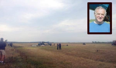 Avion din Galaţi, prăbuşit la Brăila