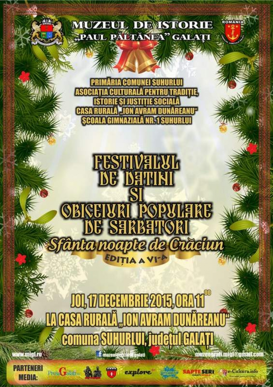 „Sfânta noapte de Crăciun” - festival de datini şi obiceiuri populare