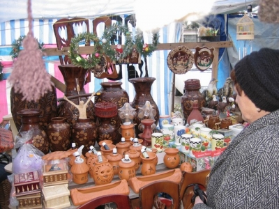 „Poveste de iarnă”, pe aleea pietonală de la P-uri