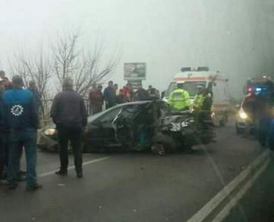 Accident grav pe Drumul de Centură: Un şofer băut şi-a trimis în spital soţia şi copilul