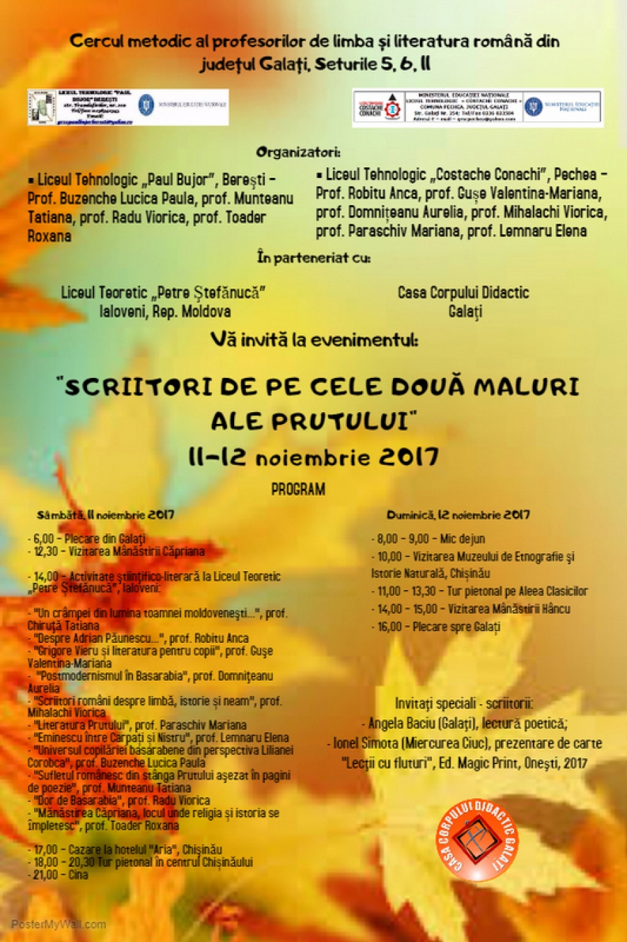 Întâlnire ştiinţifico-literară a profesorilor de limba şi literatura română