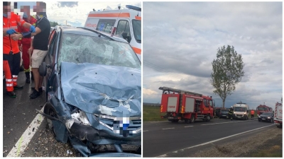 Gălăţeni răniţi într-un accident, între Cosmeşti şi Tişiţa