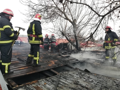Incendiu pe strada Libertății