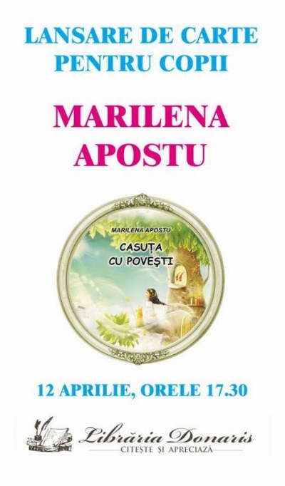 „Căsuţa cu poveşti” îşi deschide marţi porţile la librăria „Donaris”