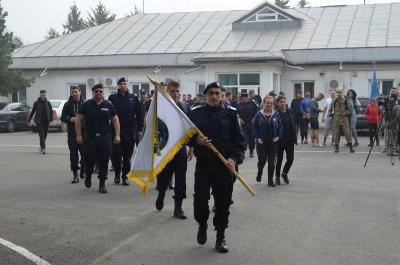 Jandarmii şi militarii gălăţeni au mărşăluit 17 km, simultan, în Galaţi şi Afganistan, pentru o cauză nobilă