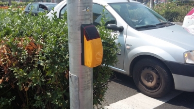 Semafoarele noi au fost deja vandalizate