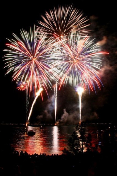 Artificii, la Galaţi, în noaptea de Revelion 2021