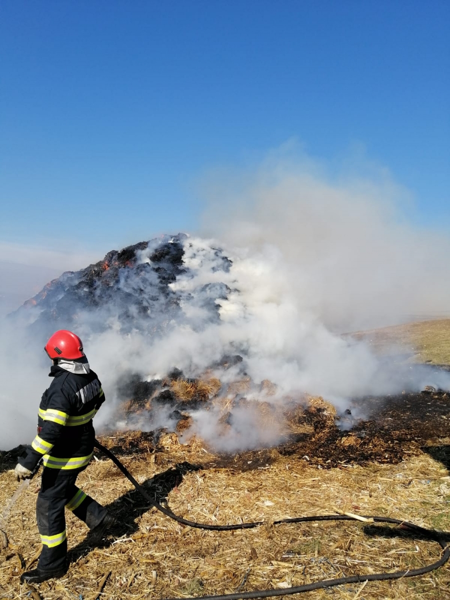 Saivan în flăcări la Vârlezi (UPDATE)