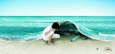 Sarea de mare conţine particule de plastic