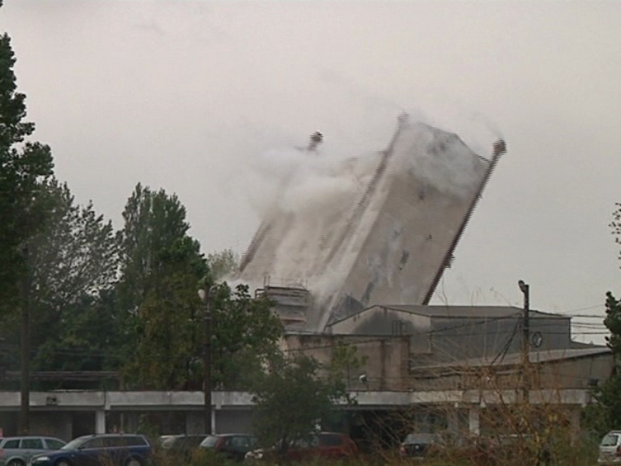 Demolare spectaculoasă pe platforma ArcelorMittal Galaţi