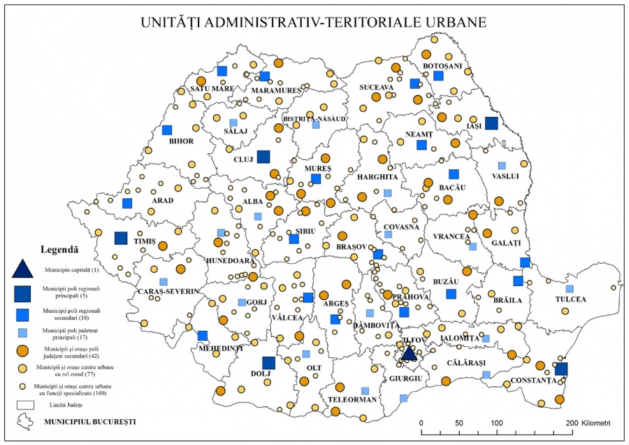 Galaţiul şi Brăila ar putea fi municipii poli regionali secundari