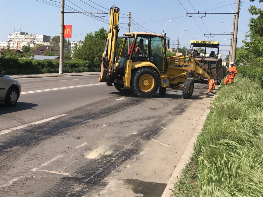Trafic îngreunat de lucrări la străzi