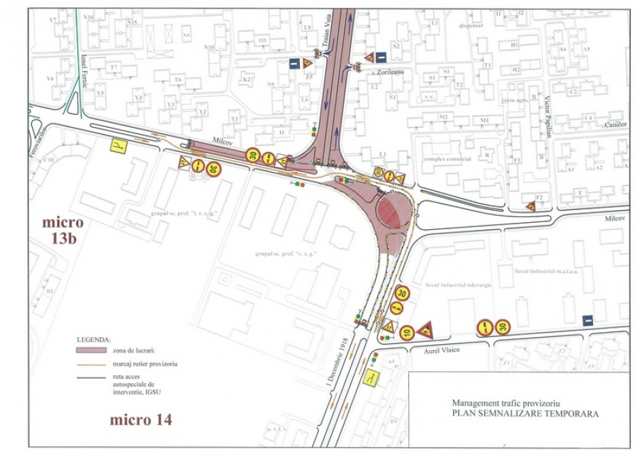 Noi restricţii de trafic şi trasee deviate în Galaţi