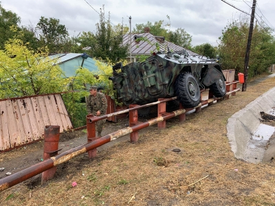 Militar în spital după un accident cu tabul la Slobozia Conachi (FOTO/VIDEO)