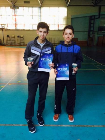 Argint şi bronz pentru secţia badminton de la CSU Galaţi