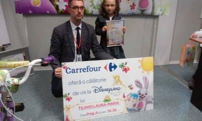 Carrefour a premiat copiii câştigători la concursul de desene de Paşte
