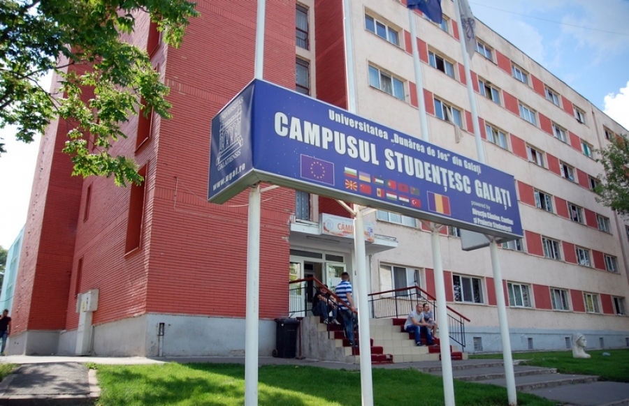 Cămin studenţesc ridicat de la zero în campusul Universităţii Dunărea de Jos