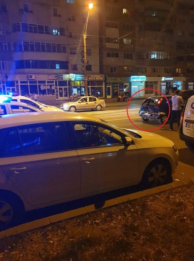Băut la volan, a provocat un accident cu două victime (FOTO)