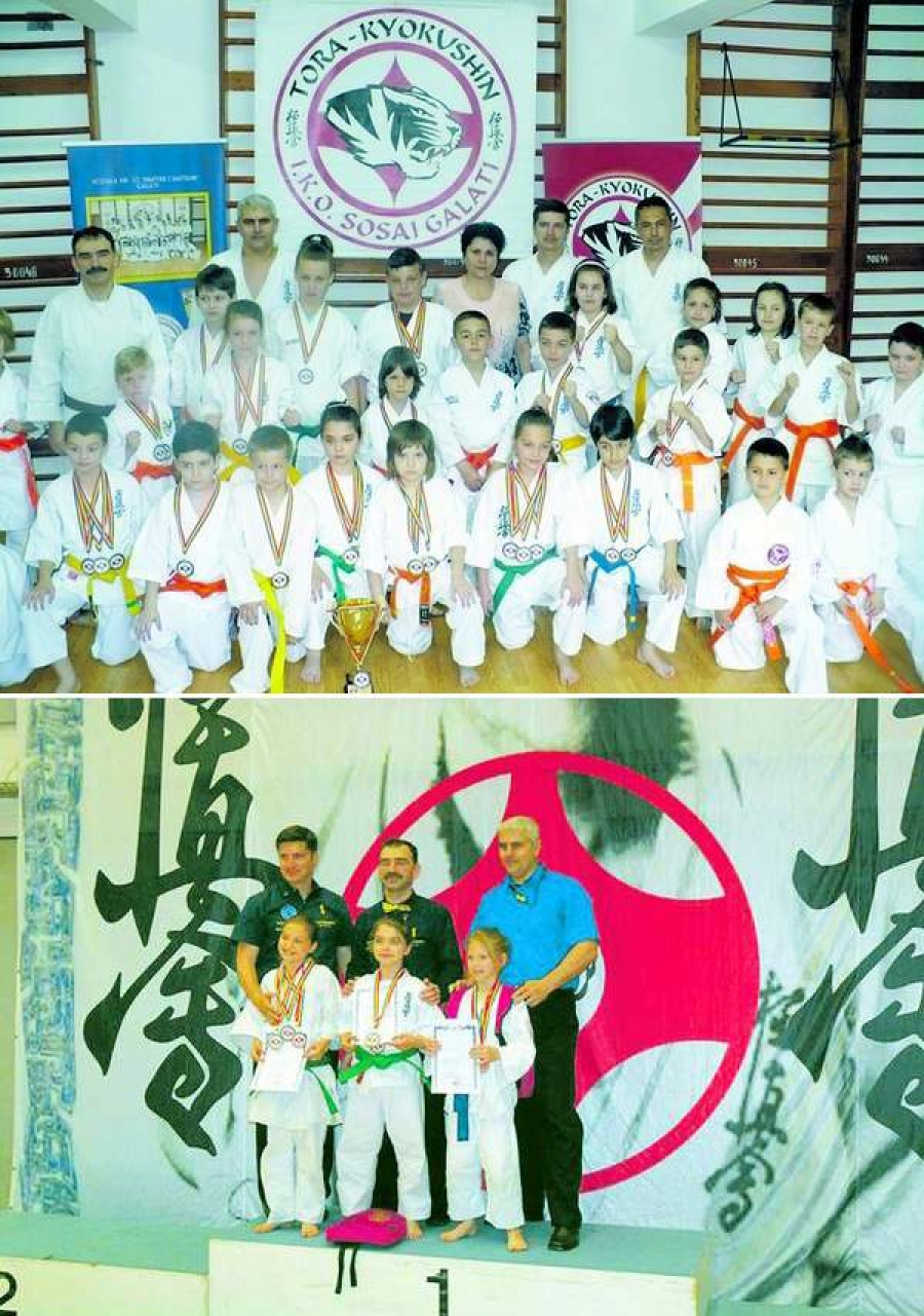 38 de medalii pentru „Tora Kyokushin” la Naţionale