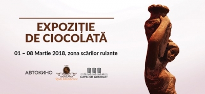 Opere de artă din ciocolată, la Shopping City Galaţi