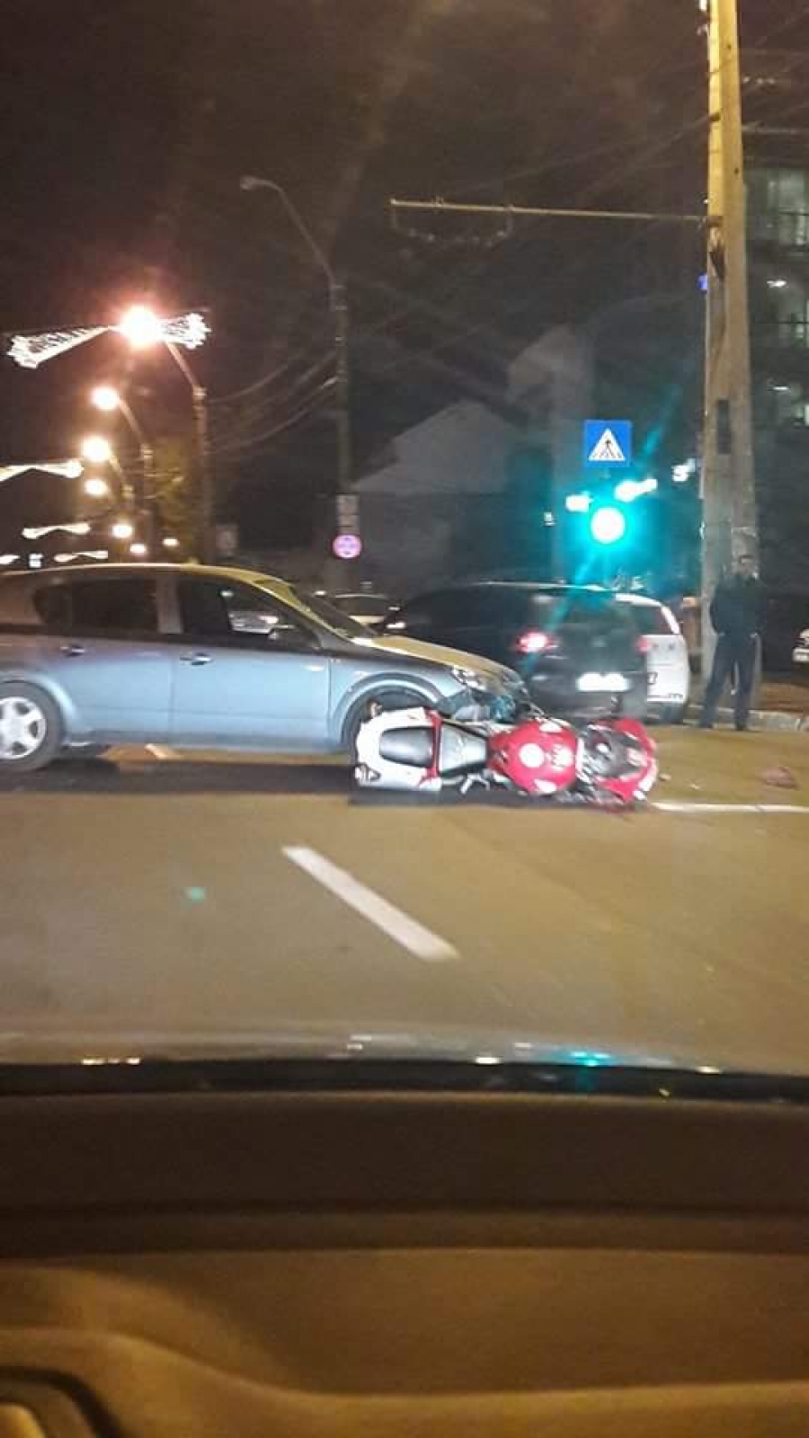 Motociclist accidentat pe str. Brăilei