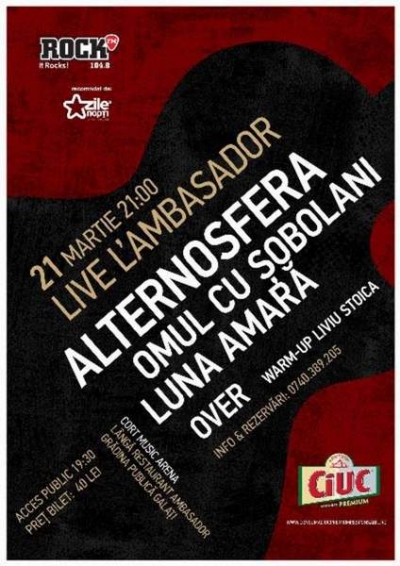 „Live l’Ambasador”, în ritm de rock