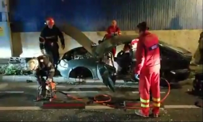 Accident grav cu şase victime la intersecţia străzilor Tecuci cu Alexandru Cernat