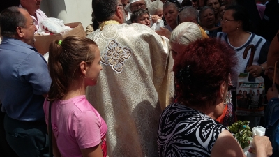 Îmbulzeală la hramul bisericii Sfântul Ilie din Galaţi