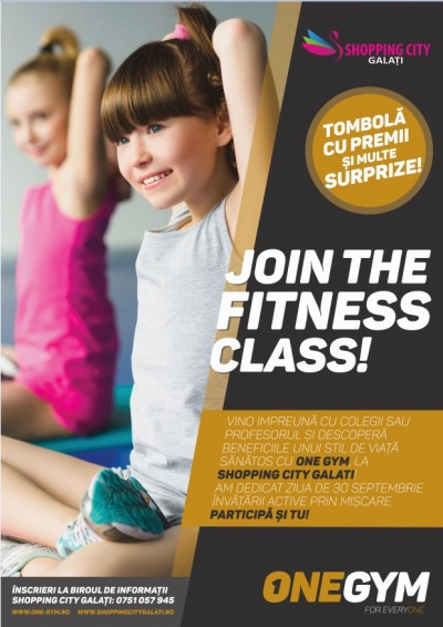 Fitness pentru copii la Shopping City Galaţi