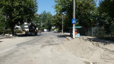 Strada Stadionului - nefinalizată, dar circulabilă