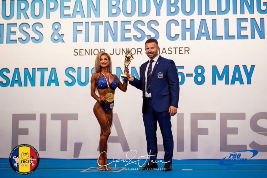 În premieră, România a devenit campioană europeană la culturism şi fitness