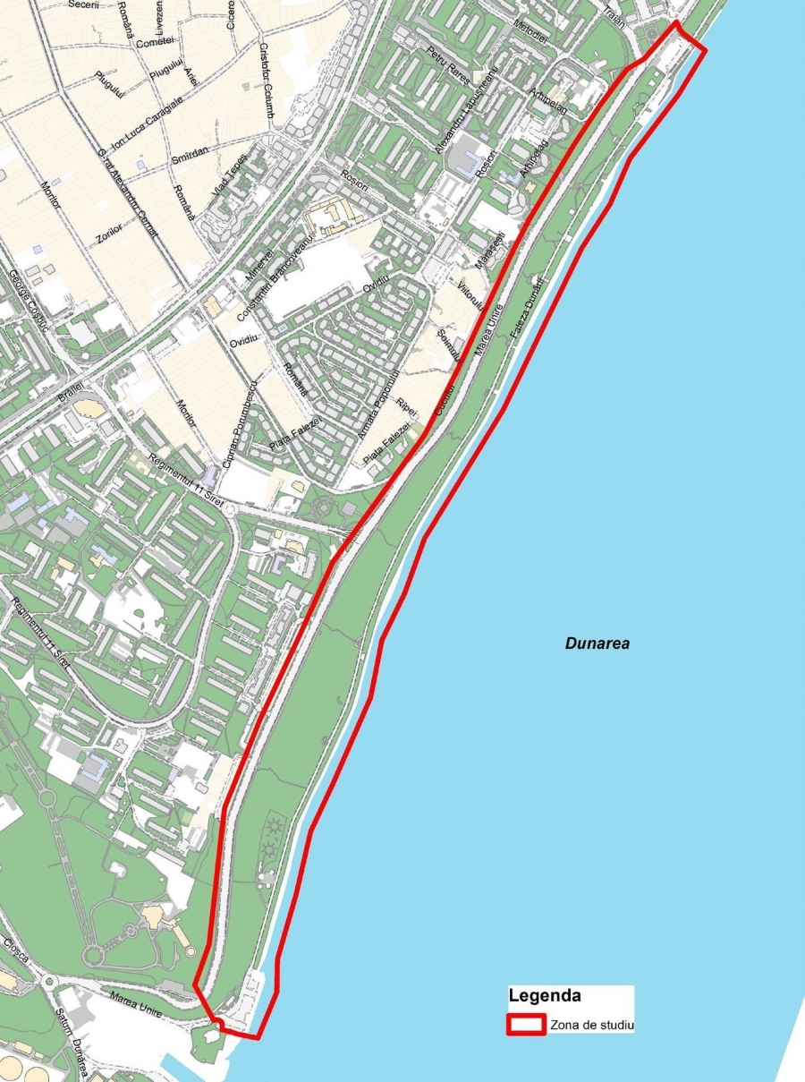 Registrul Urbaniştilor din România se implică în susţinerea concursurilor urbanistice pentru Faleza Dunării şi Valea Ţiglinei