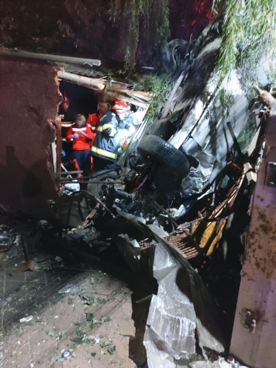 Accident şi pericol de explozie la Matca (FOTO)