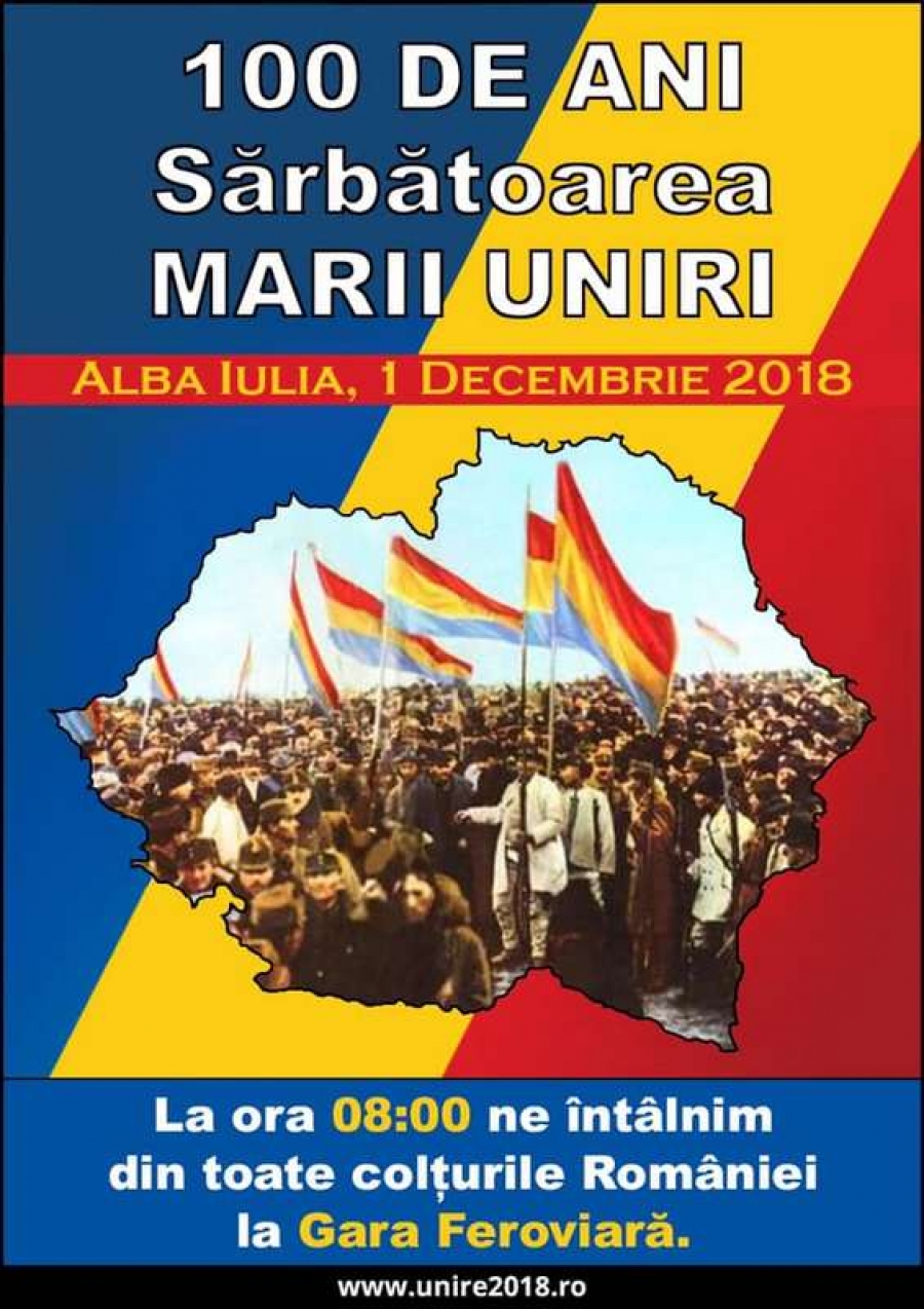 Unioniştii cer diferitelor tabere politice să rămână în afara Cetăţii Unirii, de Ziua Naţională a României
