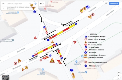 Trafic restricţionat  în zona ”Trei Star”