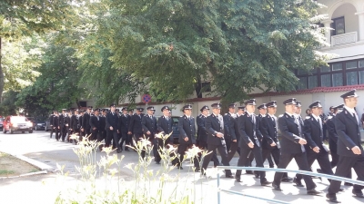 Pompierul salvator, condus pe ultimul drum
